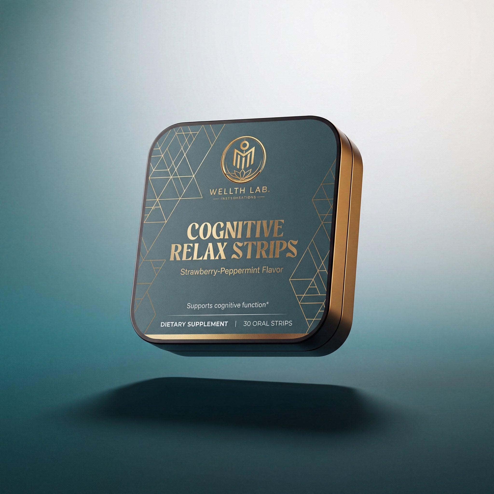 Wellthlab Cognitive Relax Strips tin — front