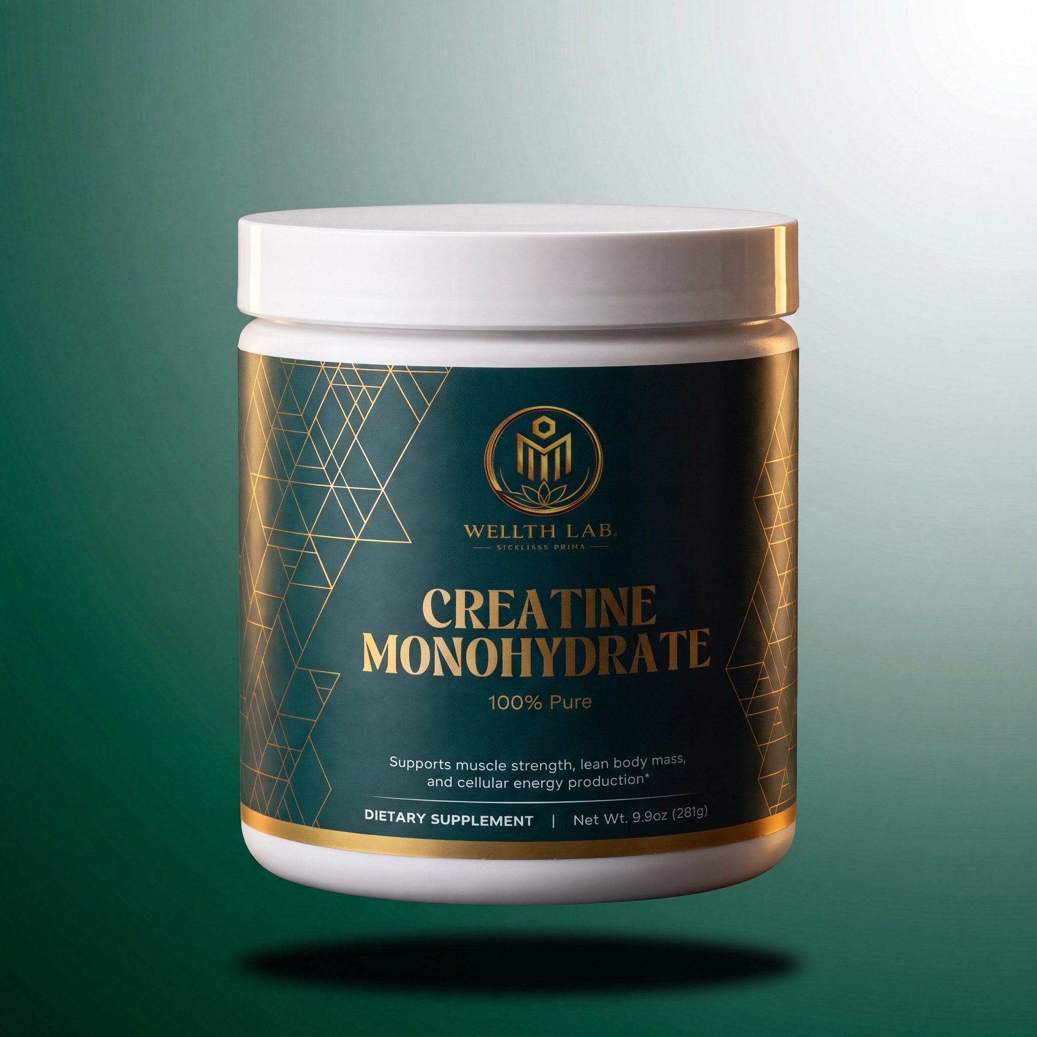 Wellthlab Creatine Monohydrate tub — front