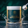 Wellthlab Creatine Monohydrate with water splash