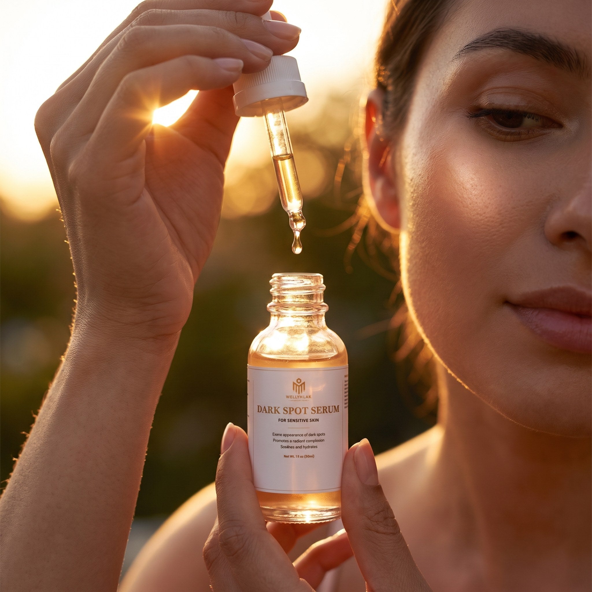 Wellthlab Dark Spot Serum application