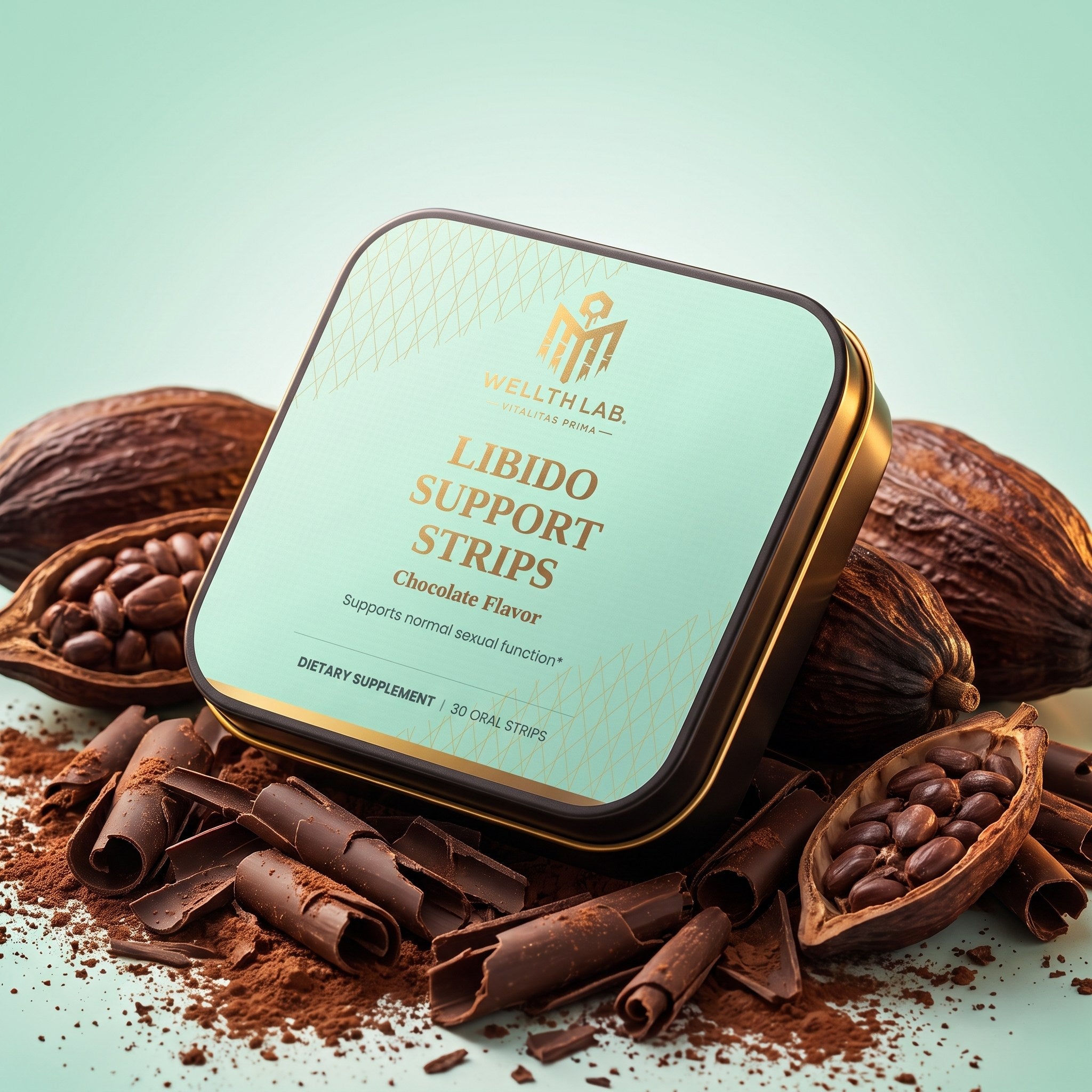Wellthlab Libido Support Strips with cacao