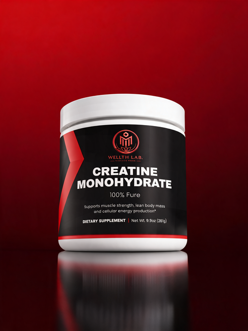 Wellth Lab Creatine Monohydrate tub