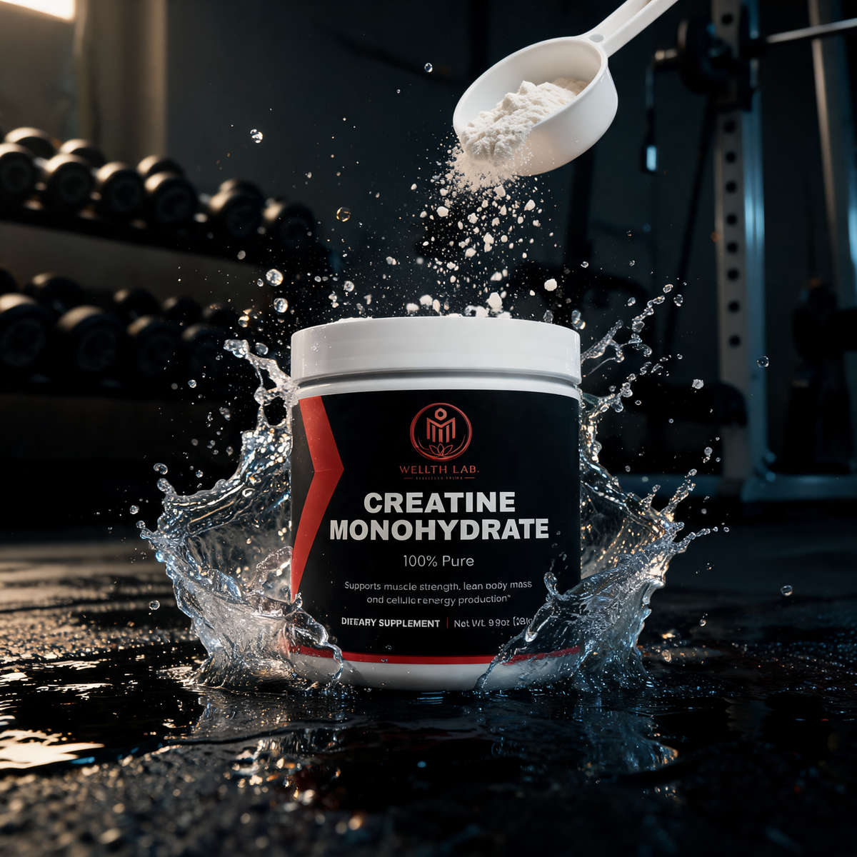 Wellth Lab Creatine Monohydrate lifestyle detail