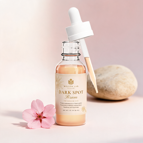 Wellth Lab Dark Spot Serum bottle detail
