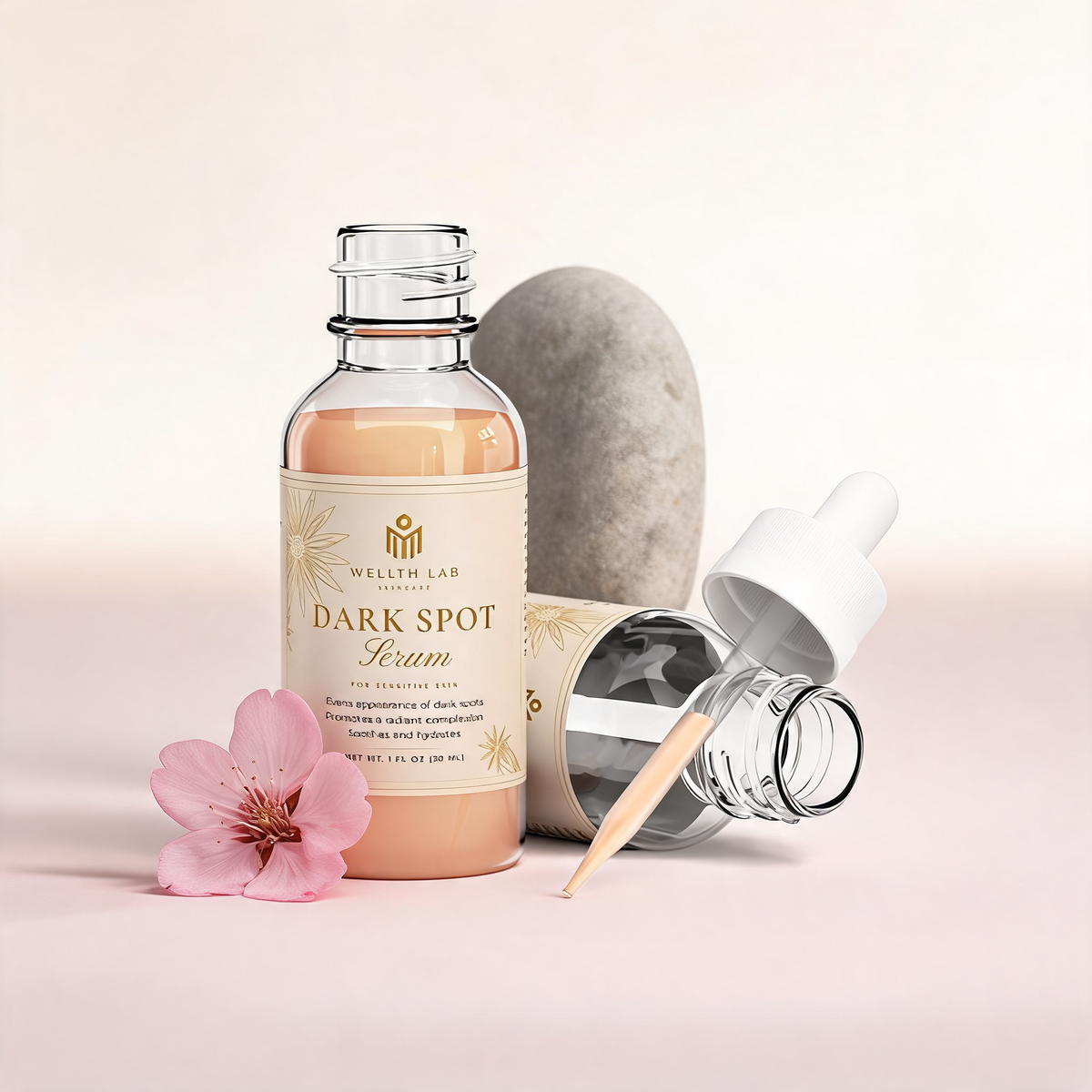 Wellth Lab Dark Spot Serum lifestyle detail