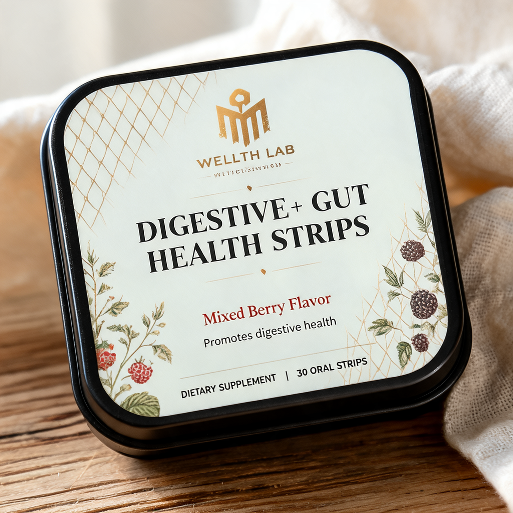 Wellth Lab Digestive + Gut Health Strips lifestyle