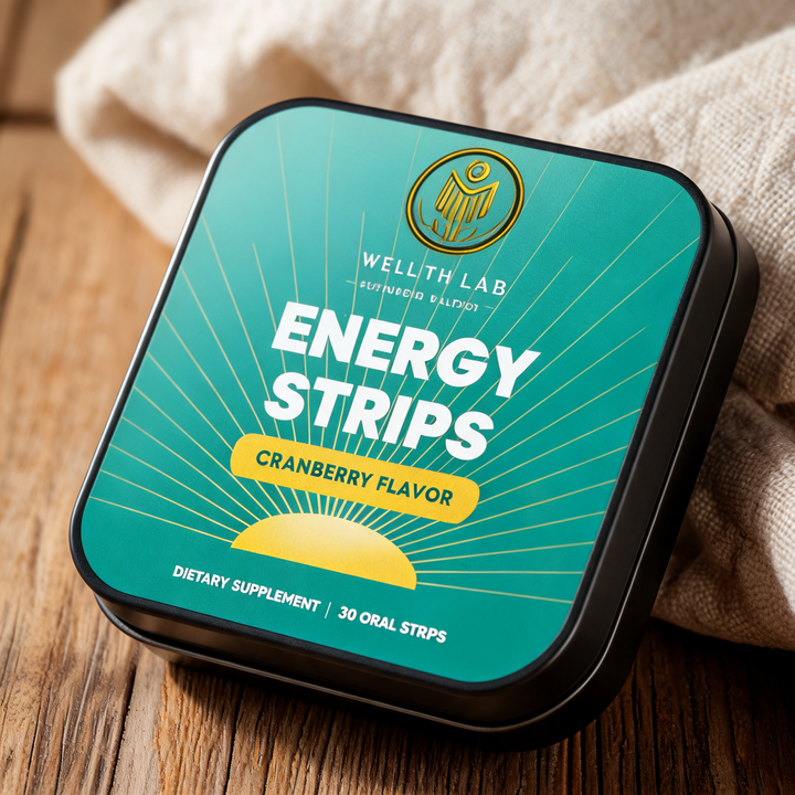Wellth Lab Energy Strips tin