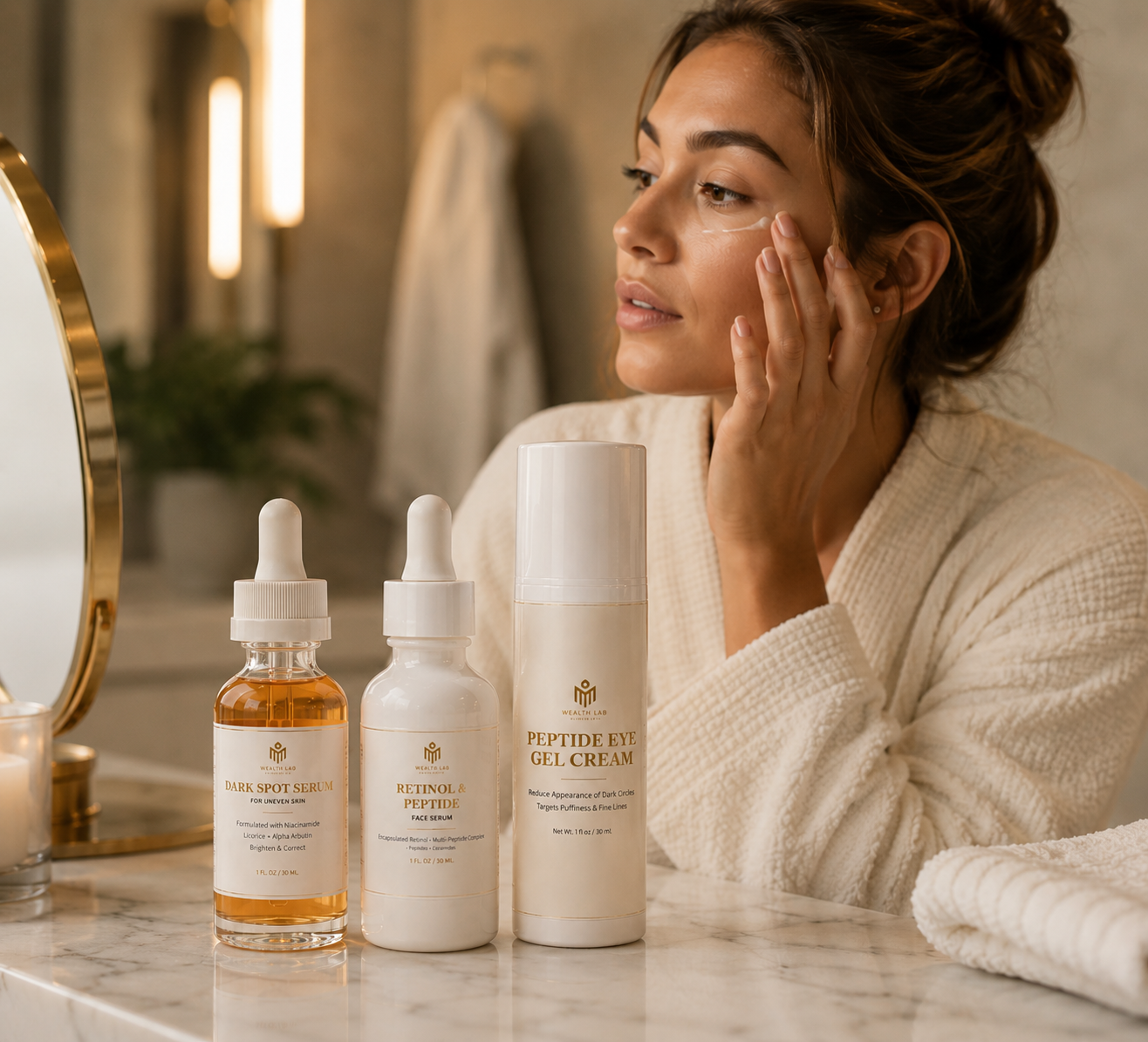 Glow Stack — Dark Spot Serum, Retinol Serum & Eye Gel-Cream