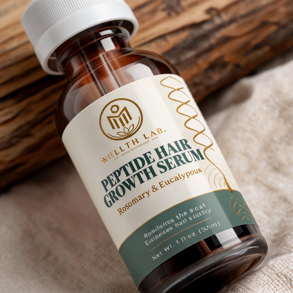 Wellth Lab Peptide Hair Growth Serum lifestyle