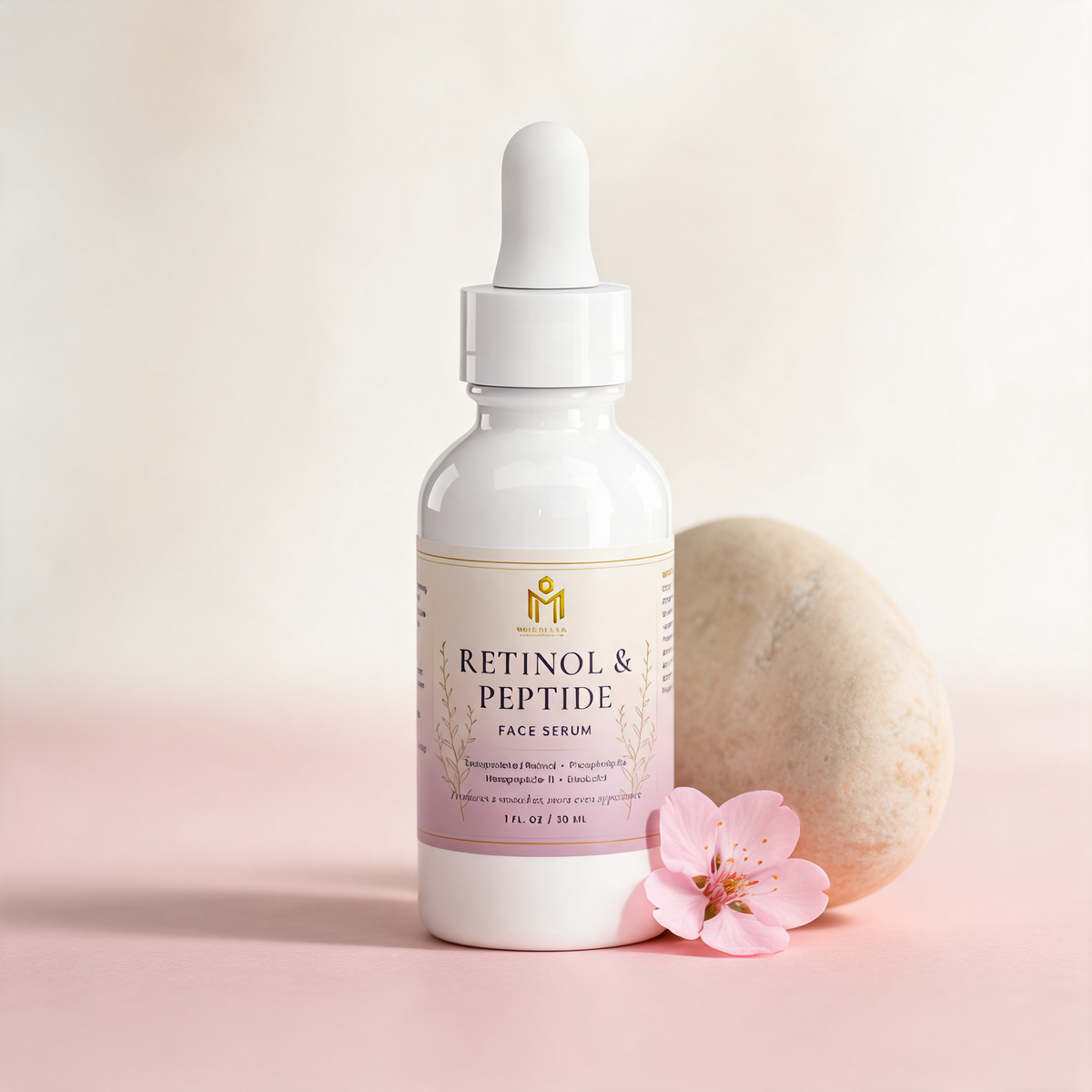 Wellth Lab Retinol and Peptide Face Serum lifestyle detail