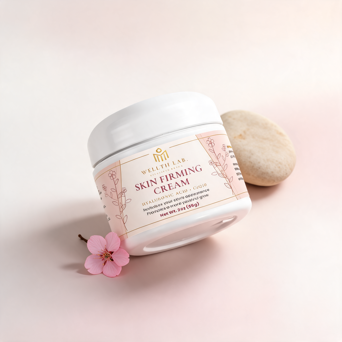 Wellth Lab Skin Firming Cream jar detail