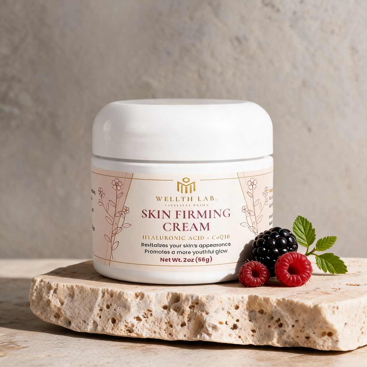 Wellth Lab Skin Firming Cream lifestyle detail